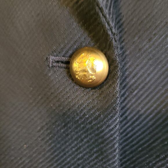 Banana Republic 2 Button Jacket Blazer Womens 0 Equestrian Preppy Wool Blend - Picture 4 of 13